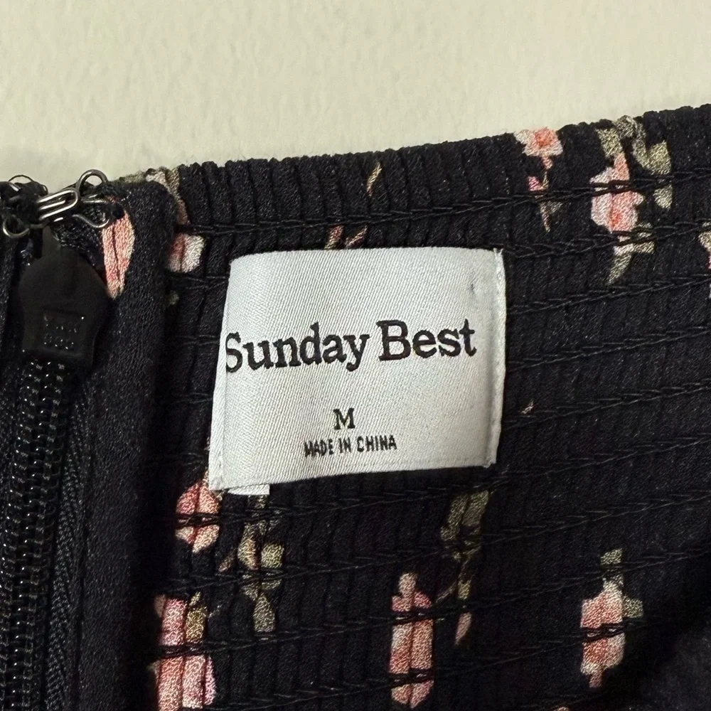 ARITZIA SUNDAY BEST Delilah Cottagecore Milkmaid Ditsy Floral Mini Dress - Picture 6 of 10